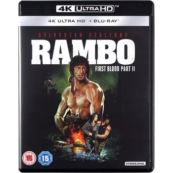 Blu-ray film Rambo: First Blood Part II (EN) - 4K Blu-ray disk