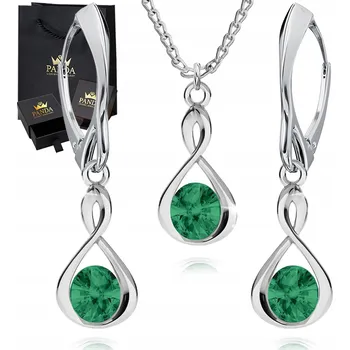 Souprava šperků Sada šperků Infinity Swarovski Stříbro 925