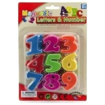 Dekorativní magnet Magnetické číslice plast na kartě