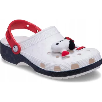 Dámská obuv Crocs dětské pantofle z plast bílé, velikost 33,5