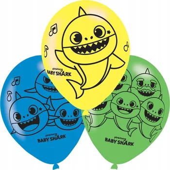 Balónek Sada kusů balónků Amscan Baby Shark 11"