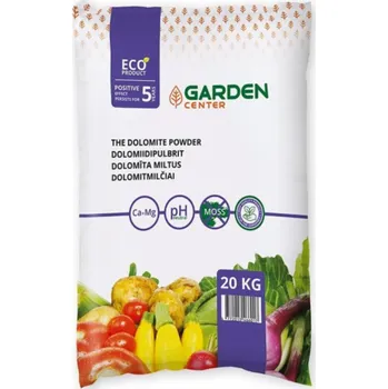 Mouka GARDEN_CENTE Dolomitová mouka pro zlepšení půdy, Zahradní centrum, 20 kg