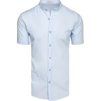 Pánská košile Pánská košile s krátkým rukávem KX1061 Barva: Světle Modrá, Velikost: 2XL