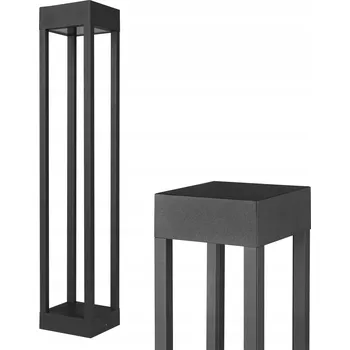 Venkovní osvětlení LED zahradní lampa stojací 60 cm sloupek robustní venkovní GX53 antracit