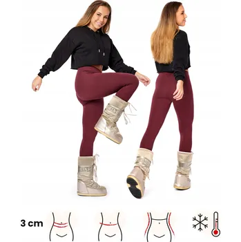 Dámské legíny Bellivalini Dámské legíny Legíny s zateplenými střapci Zima BLV50-321