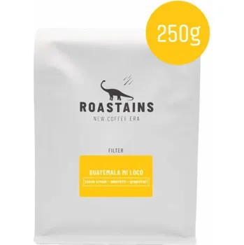 Káva Roastains Pražená káva v zrnech Guatemala Mi Loco FILTER 250g