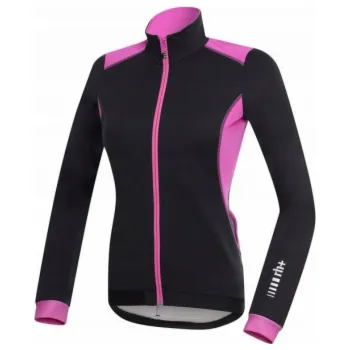 Cyklistická bunda Dámská cyklistická bunda zeroRH+ Spirit W BLACK-DEEP PINK - L