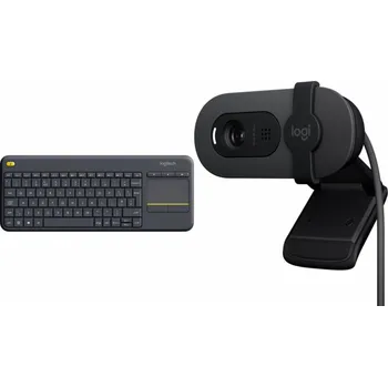 Klávesnice Klávesnice Logitech K400 Plus (920-007145) + Brio 100 (960-001585)