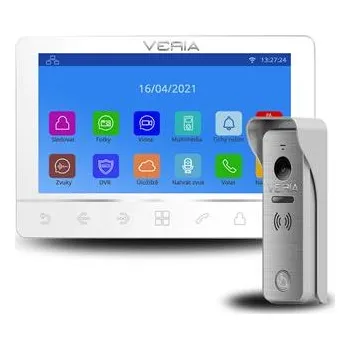 SET Videotelefon VERIA 8276B bílý + vstupní stanice VERIA 831 ze série VERIA 2-WIRE