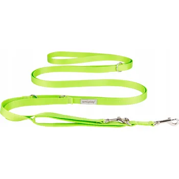 Vodítko pro psa Amiplay Oboustranné Vodítko 8v1 Samba L Zelené