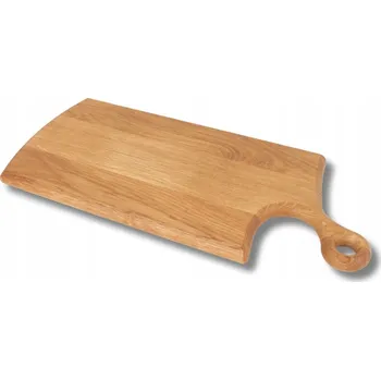 Kuchyňské prkénko DŘEVĚNÉ PRKÉNKO DUBOVÉ NA KRÁJENÍ S RUKOJETÍ VELKÉ