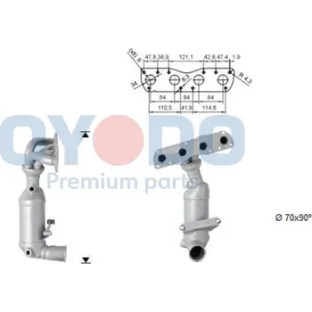 Katalyzátor Katalyzátor OYODO 10N0101-OYO