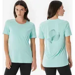 QUECHUA Dámské turistické tričko s krátkým rukávem MH 500 L MODRÁ