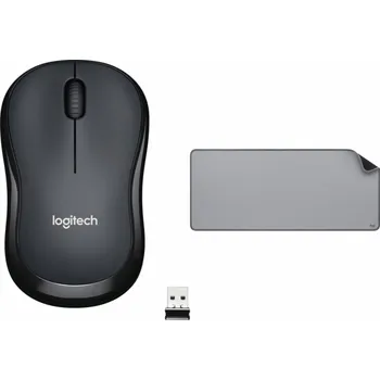 Myš Logitech M220 Silent Mouse (910-004878) + řada Studio – STŘED ŠEDÁ (956-000052)