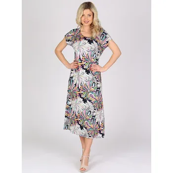 Dámské šaty EVONA a.s. Dámské dlouhé šaty JOANA 420 - Dámské dlouhé šaty JOANA 420 420 M - doprava zdarma