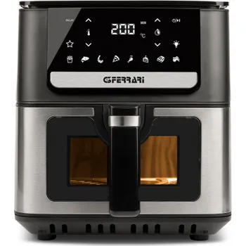 fritéza Fritéza G3Ferrari, G1020700 Friggisano, horkovzdušná, kapacita 6,5 L, nastavitelná teplota, digitální displej, 8 přednastavených programů, časovač, 1700 W