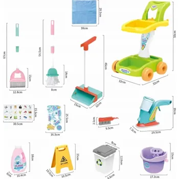 Masážní přístroj NoName Sada 24 úklidových vozíků