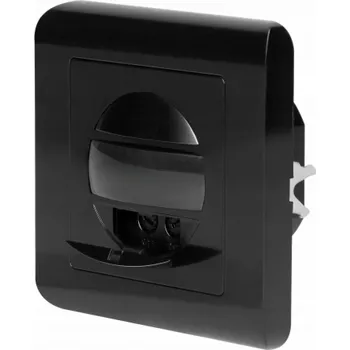 Pohybové čidlo Orno 2vodičový snímač pohybu 160 stupňů IP20 300W do krabice, černý, 5letá záruka OR-CR-261/B