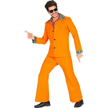 Karnevalový kostým Pánský kostým král parketu ze 70. let - XL