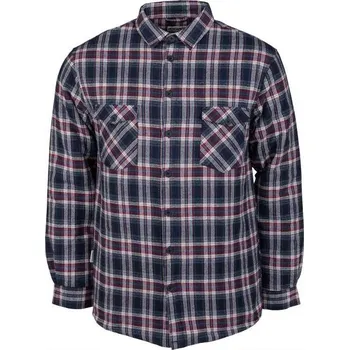 Pánská košile Pánská zateplená košile Reaper ERAMO M Tmavě modrá, Bílá, Červená