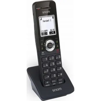 Stolní telefon Snom Kancelářský telefon Snom M10 DECT, jméno a identifikace volajícího, černý