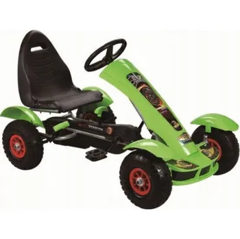 Dětské šlapadlo Super-Toys F618 Šlapací motokára zelená