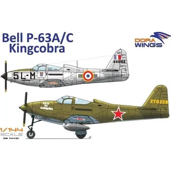 Plastikový model 1:144 Bell P-63A/C Kingcobra (9x camo)