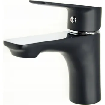 Vodovodní baterie Invena Umyvadlová baterie DOKOS ČERNÁ / CHROM