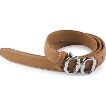 Opasek Dámský pásek šíře 13 mm, 18 mm, velké, 22 (2,4x115 cm) béžová