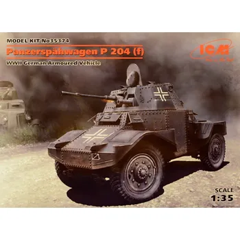 Plastikový model Panzerspähwagen P 204 (f) German Vehicle WWII - ICM 35374