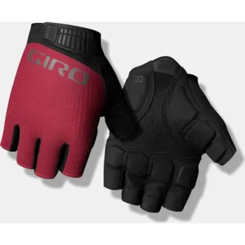 Cyklistické rukavice Giro Pánské rukavice BRAVO II GEL krátké prsty ox červené vel. XXL (obvod ruky od 267 mm / délka ruky od 211 mm) (NOVINKA 2025)