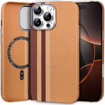 Pouzdro na mobilní telefon Zadní Kryt Erbord pro Apple iPhone 16 Pro žlutý