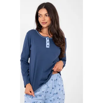 Pánské pyžamo Pyžamo DU PI FP 007.69 tmavě modré XL