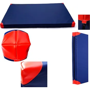 Žíněnka TopKing Profesionální gymnastická žíněnka pro sportovce 200 × 120 × 10 cm Granátová/Červená