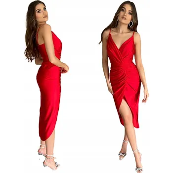 Dámské šaty Edoti šaty pro běžné nošení klasické midi velikost XS