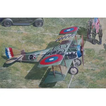 Plastikový model SPAD XIII c1 French WWI fighter (3x camo) - Roden 636