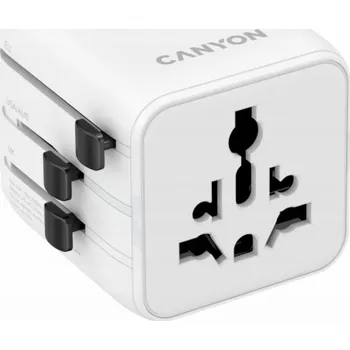 CANYON Travel Adapter OnTour One EU/UK/US/AUS White