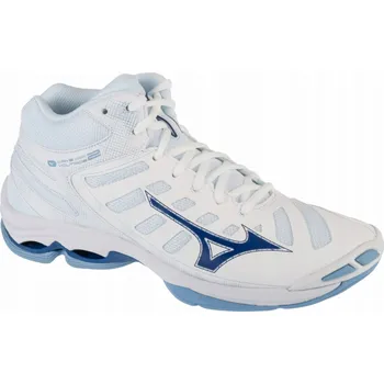 Pánská sálová obuv Mizuno Wave Voltage 2 Mid V1GA246511 bílá 42.5