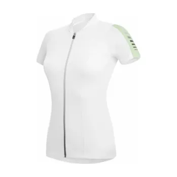 cyklistický dres RH+ Dámský cyklistický dres zeroSpirit WHITE - PASTELOVĚ ZELENÁ - L