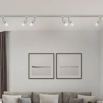 Lampička Trio Lighting Sada kolejnic DUOline Diallo titan 2 m 6-křídlá E27-LED 2fázová 6 x 7 W LED - Doprava zdarma