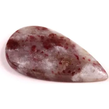 Přírodní kámen Kabošon Turmalín v Rubelitu č.8174 (35x18x6mm)