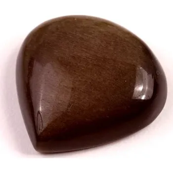 Přírodní kámen Kabošon Gold Obsidian č.8242 (24x24x8mm)