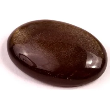 Přírodní kámen Kabošon Gold Obsidian č.8246 (27x18x7mm)