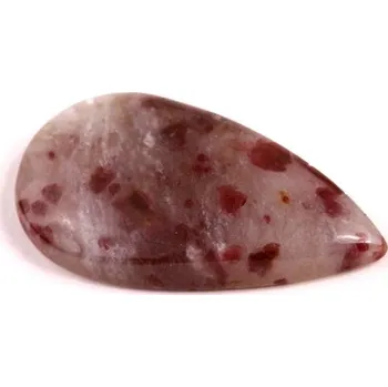 Přírodní kámen Kabošon Turmalín v Rubelitu č.8169 (29x16x5mm)