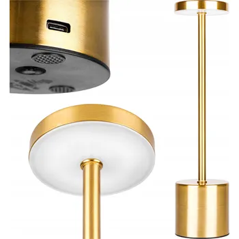 Lampička Stolní lampa, Noční světlo, Školní lampa, E27, LED, USB, akumulátor Nastavitelná