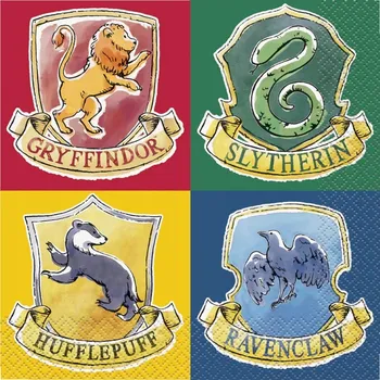 Papírový ubrousek Ubrousky HOGWART Harry Potter Party 33x33 cm 16 Ks.