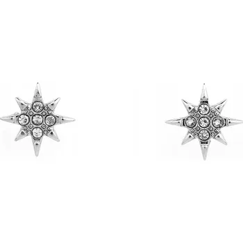 Náušnice Náušnice z nerezové oceli s broušenými kamínky ve tvaru hvězdy