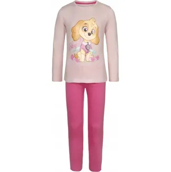 Dívčí pyžamo Dívčí pyžamo s dlouhým rukávem bavlna 110/116 souprava Tlapková patrola SKYE