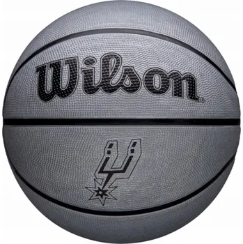 Basketbalový míč Wilson Míč NBA Team Tribute Solid San Antonio Spurs WZ4025427XB stříbrný 5
