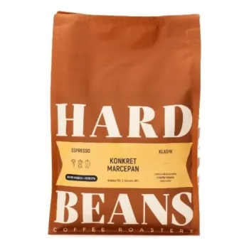 Káva Hard Beans Coffee Tvrdá káva Beans Kávová zrna Konkret Marcipán Espresso 1kg